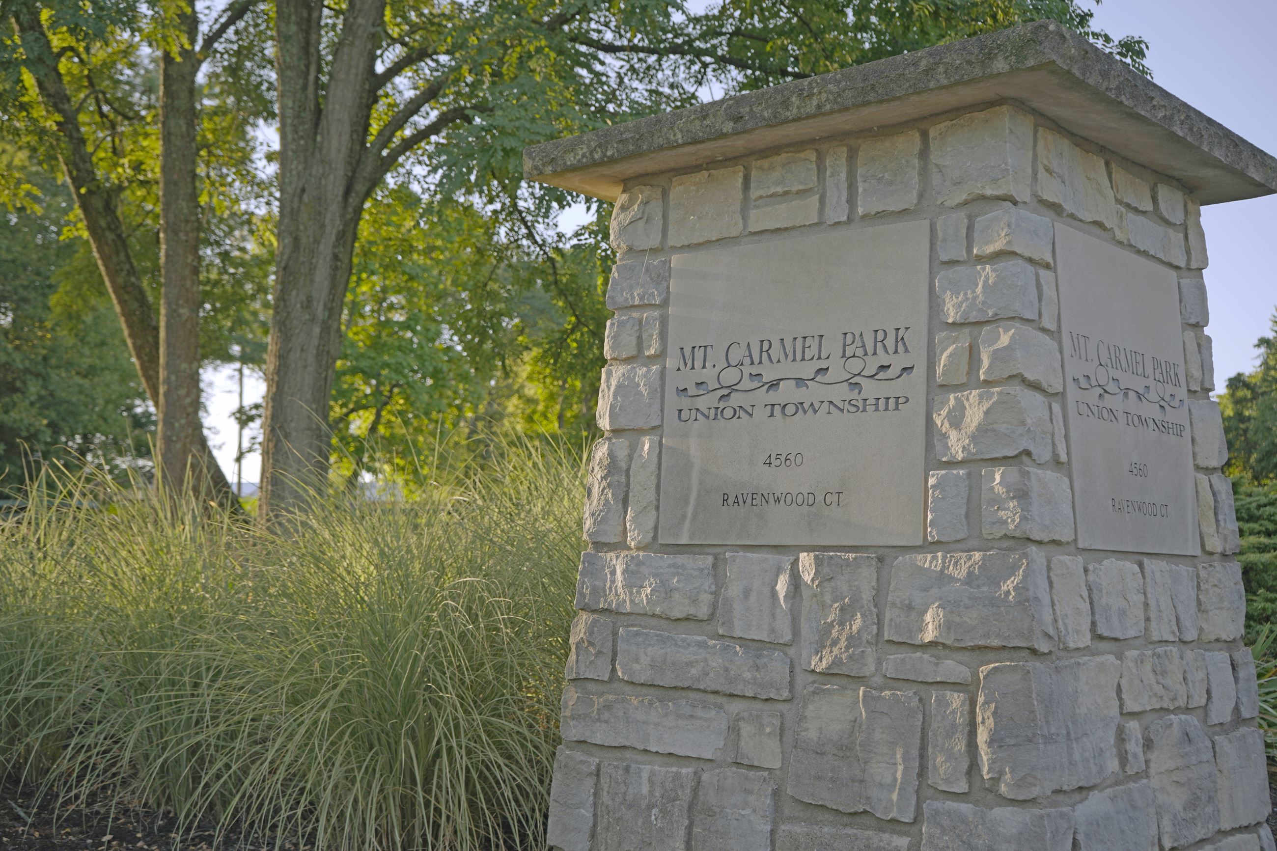 Mt Carmel Park sign